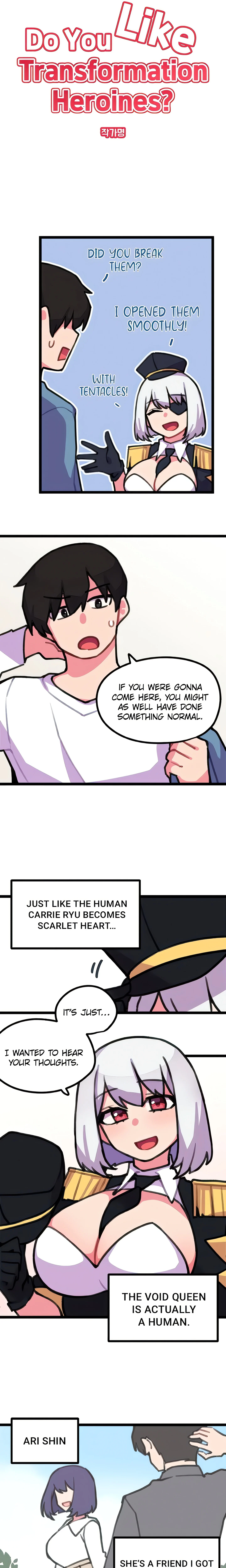 Do You Like Transformation Heroines? (Official) chapter 5 page 3