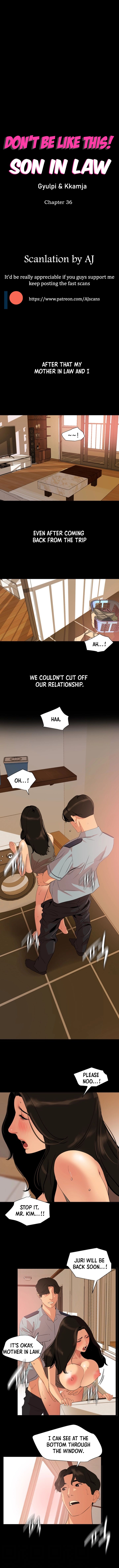 Don’t Be Like This! Son-In-Law chapter 36 page 1