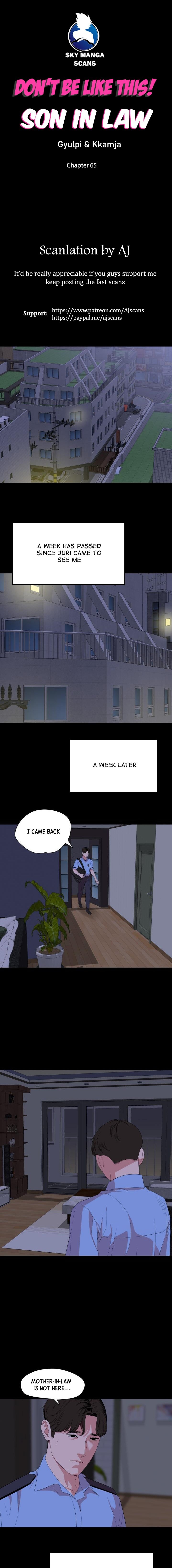 Don’t Be Like This! Son-In-Law chapter 65 page 1