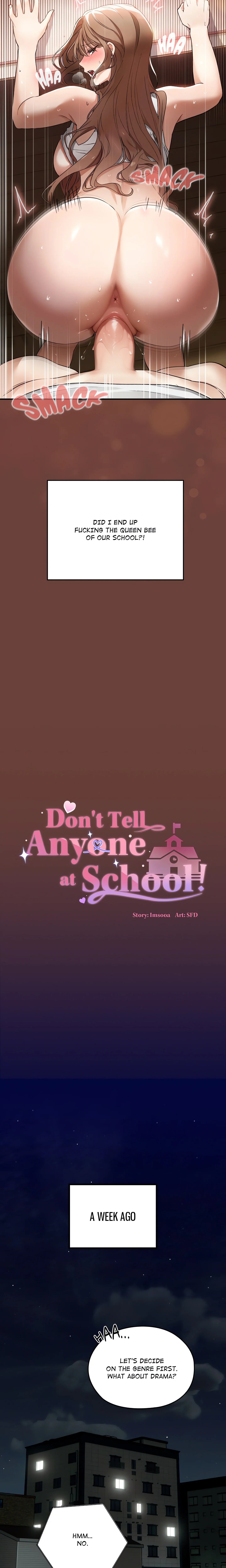 Don’t Tell Anyone at School! (Uncensored) chapter 1 page 4