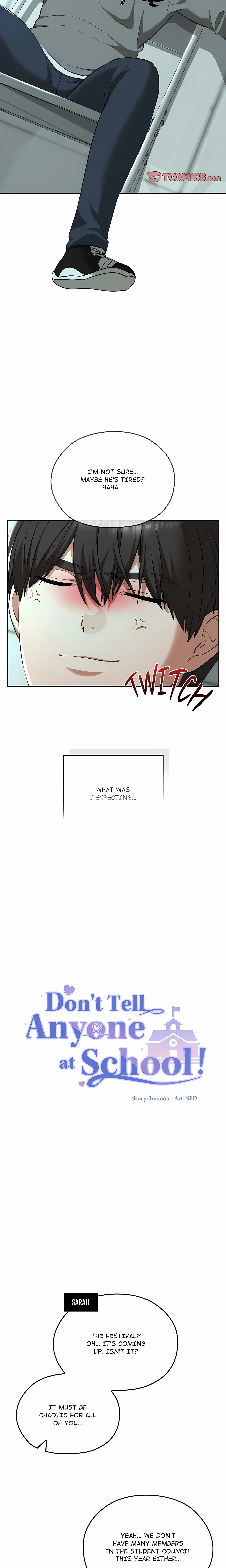 Don’t Tell Anyone at School! (Uncensored) chapter 33 page 8