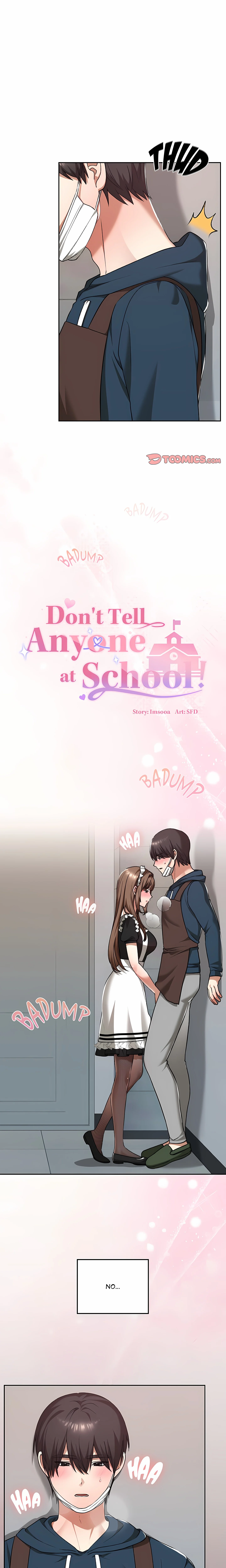 Don’t Tell Anyone at School! (Uncensored) chapter 35 page 1