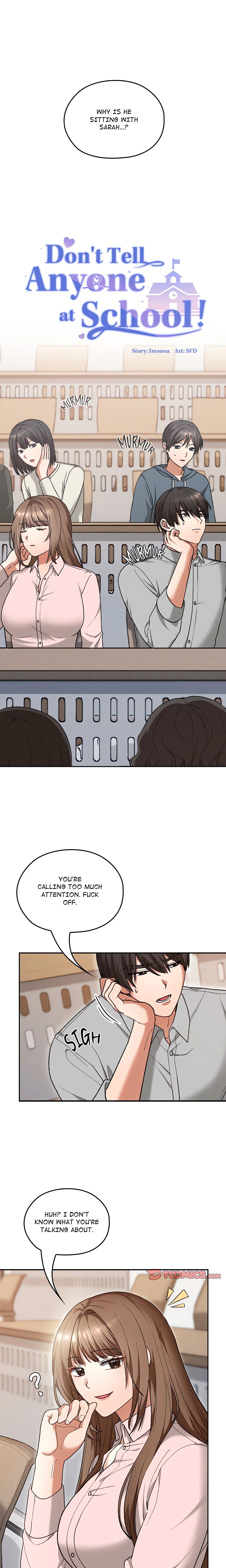 Don’t Tell Anyone at School! (Uncensored) chapter 6 page 8