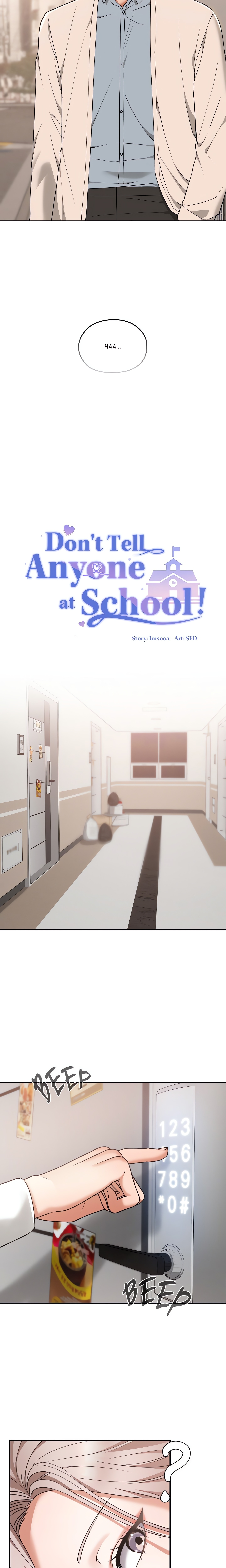 Don't Tell Anyone at School! chapter 17 page 9