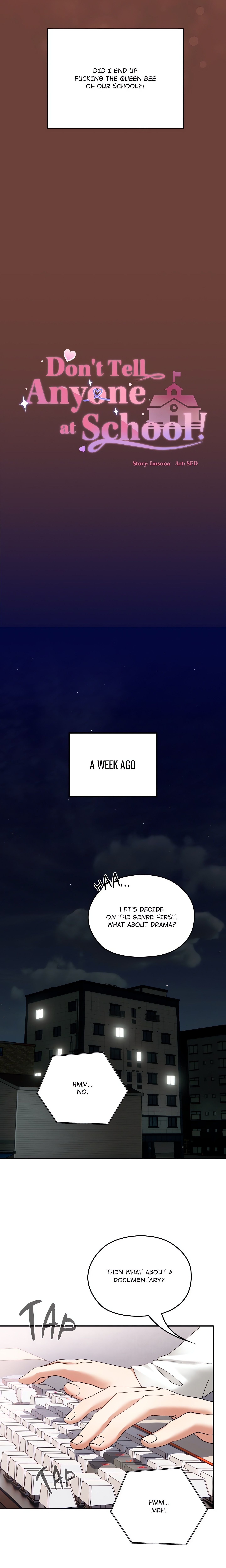Don't Tell Anyone at School! chapter 2 page 4