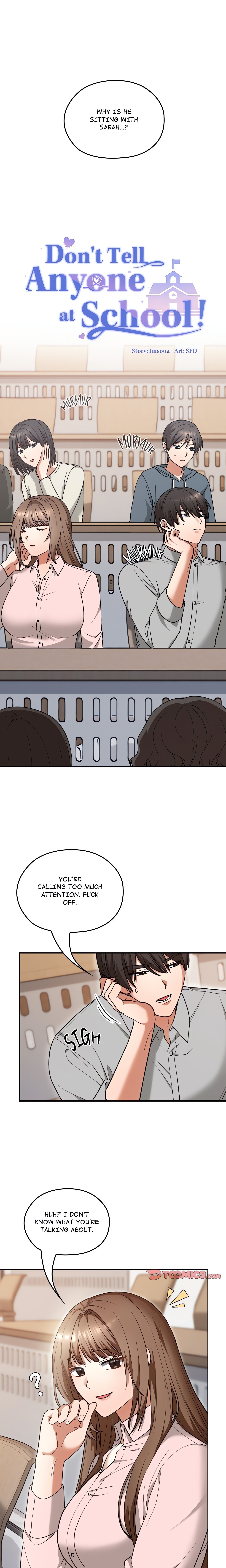 Don't Tell Anyone at School! chapter 7 page 8