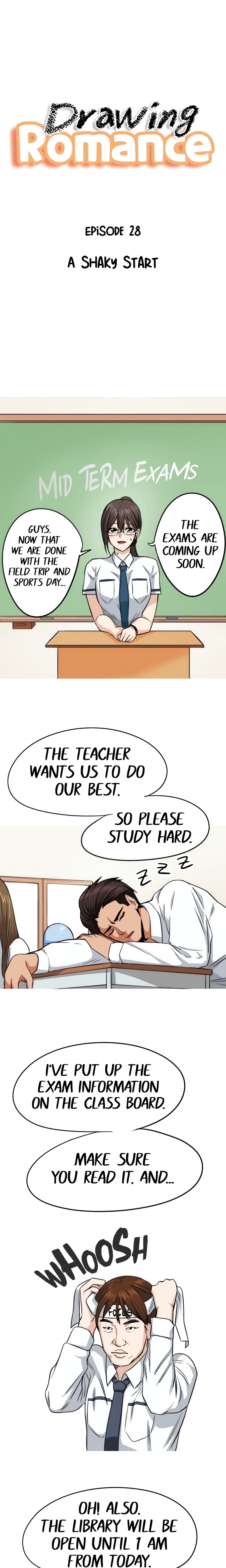 Drawing Romance (Official) chapter 28 page 1