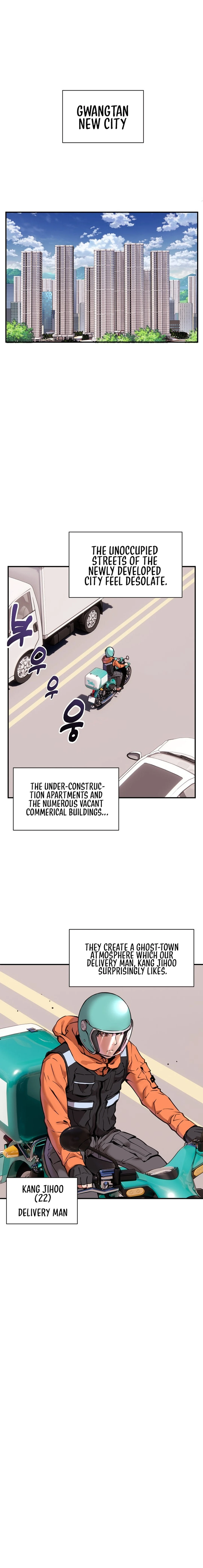 Driver in the New City chapter 1 page 1