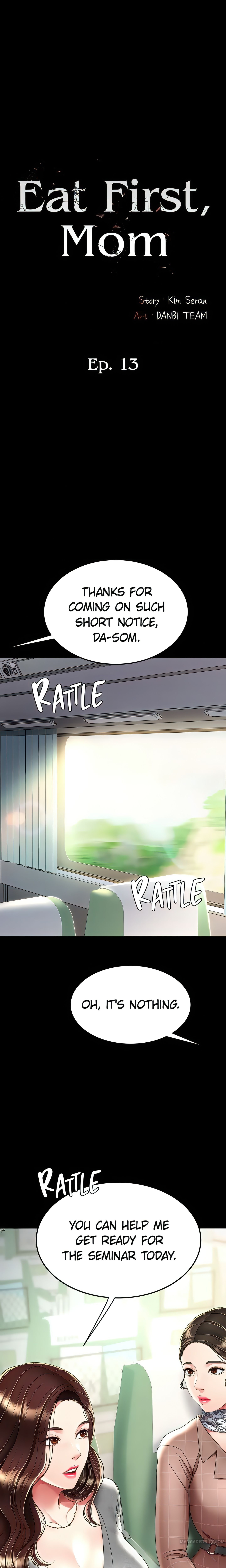 Eat First, Mom (Official) chapter 13 page 1