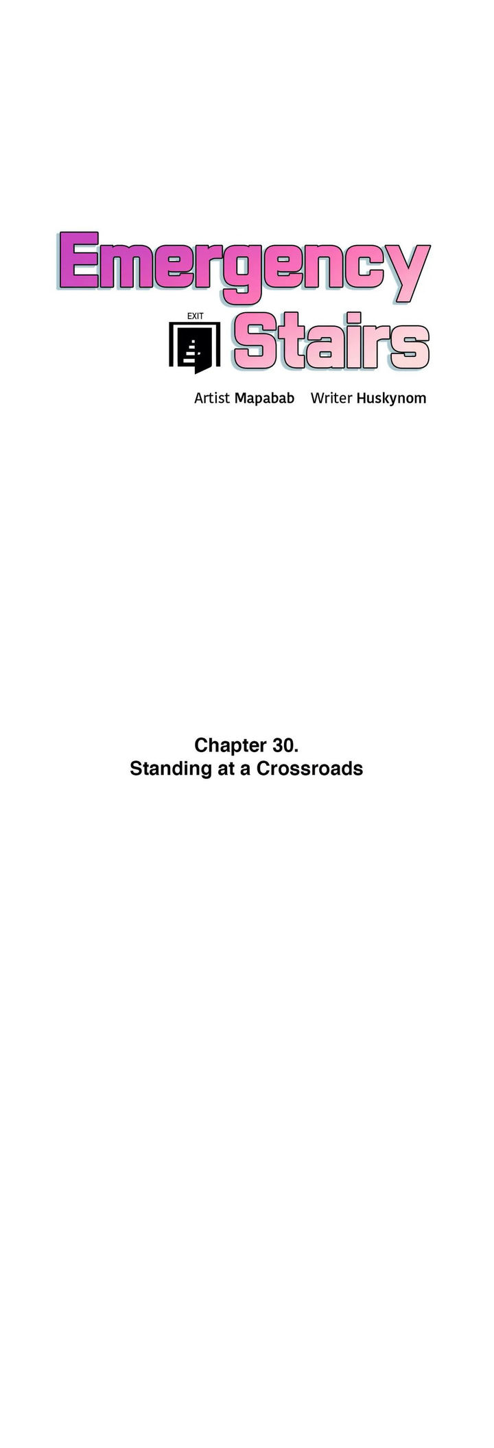 Emergency Stairs chapter 30 page 1
