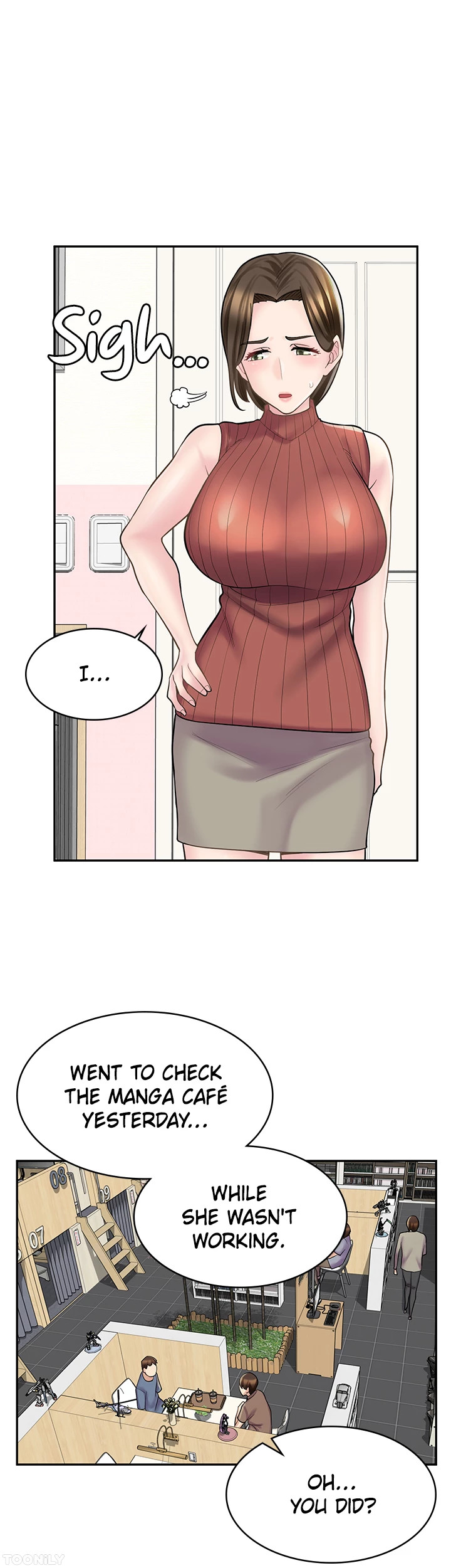 Erotic Manga Café Girls chapter 23 page 21