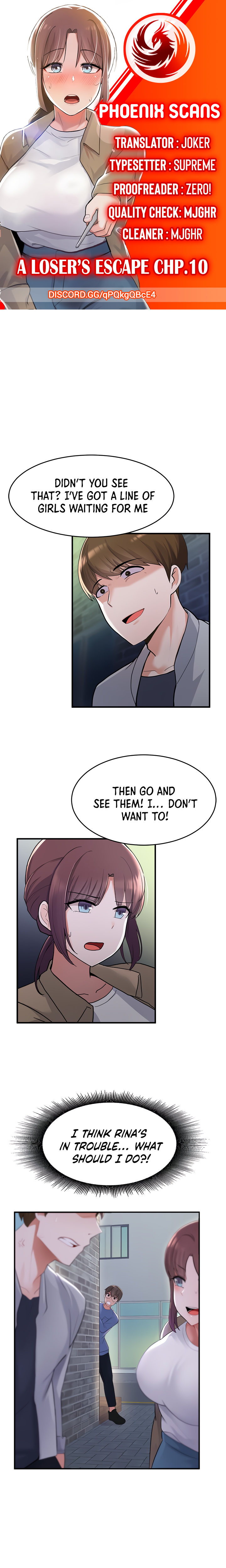Escape Loser chapter 10 page 1