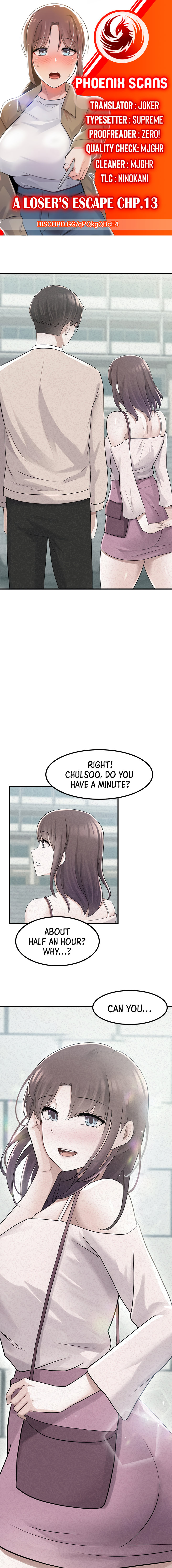 Escape Loser chapter 13 page 1