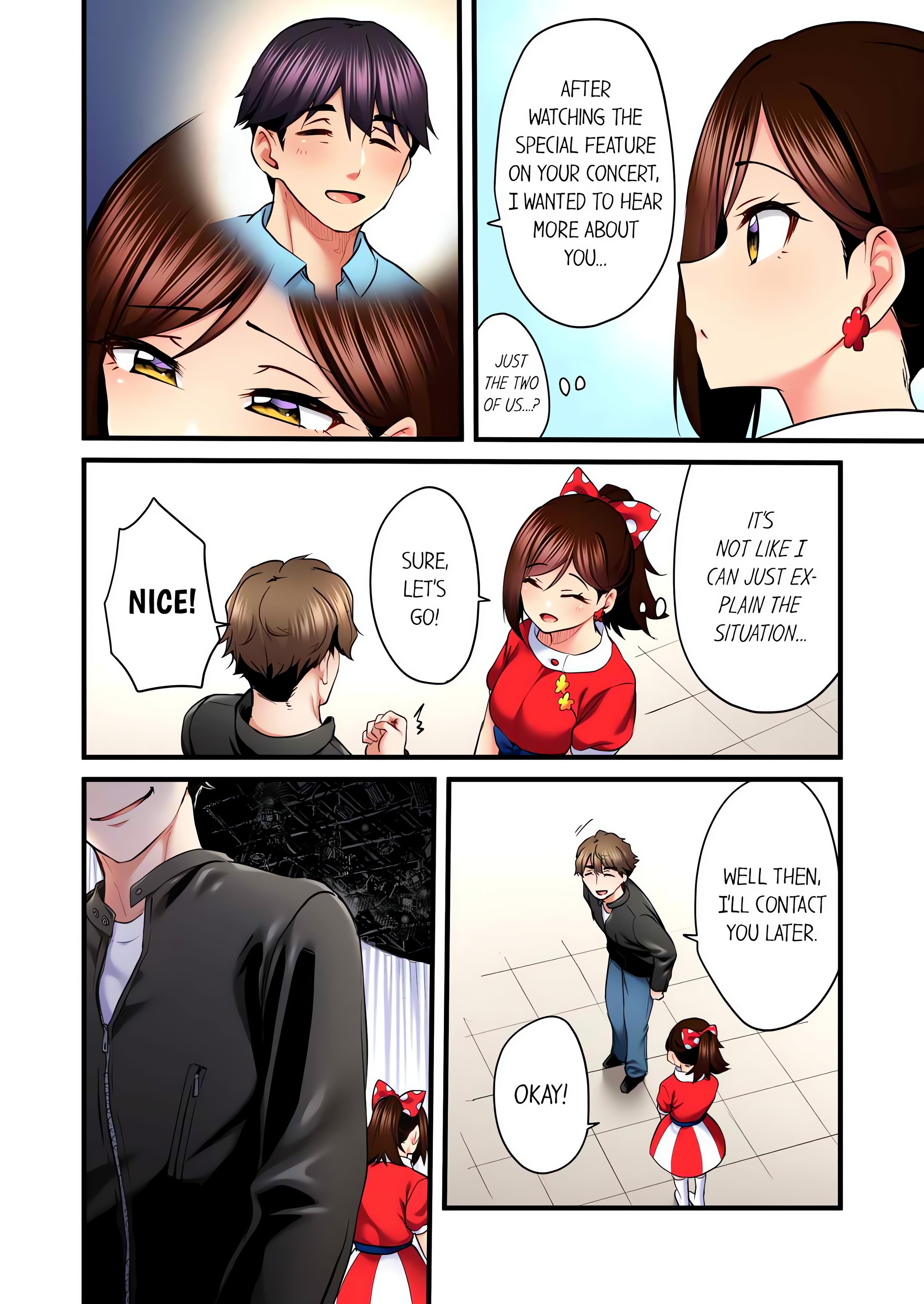 Even an Innocent TV Show Singer Needs Sex… (Uncensored) chapter 57 page 8