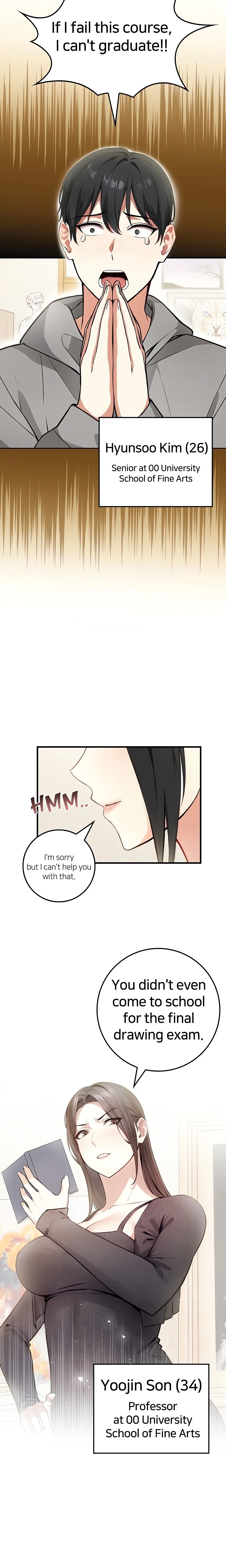 Female Professor with Nude Croquis (Official) chapter 1 page 2