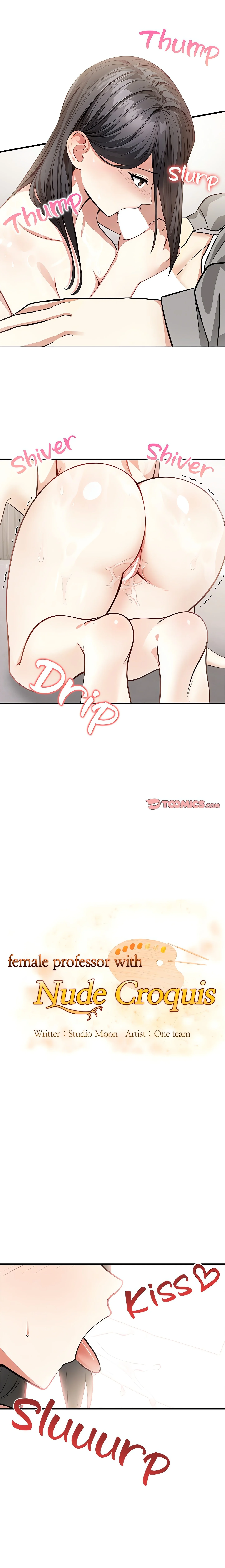 Female Professor with Nude Croquis (Official) chapter 3 page 2