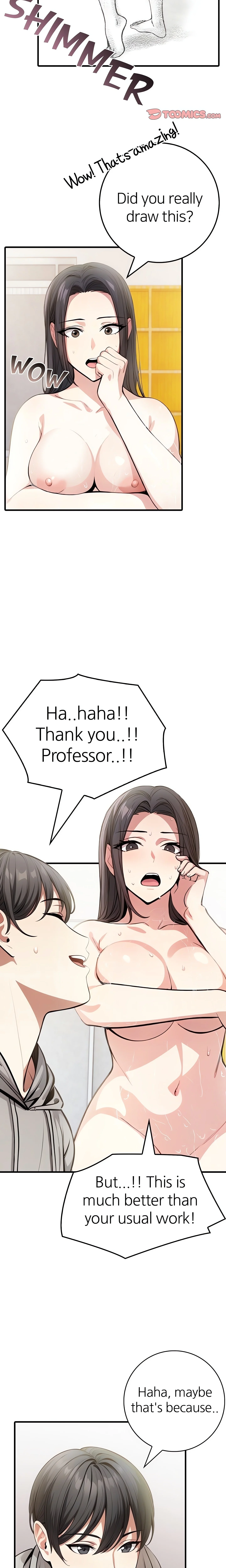 Female Professor with Nude Croquis (Official) chapter 4 page 10