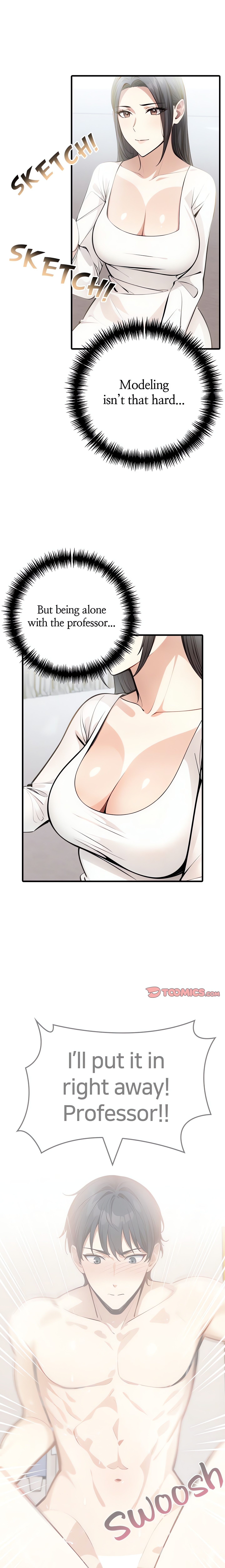 Female Professor with Nude Croquis (Official) chapter 5 page 17