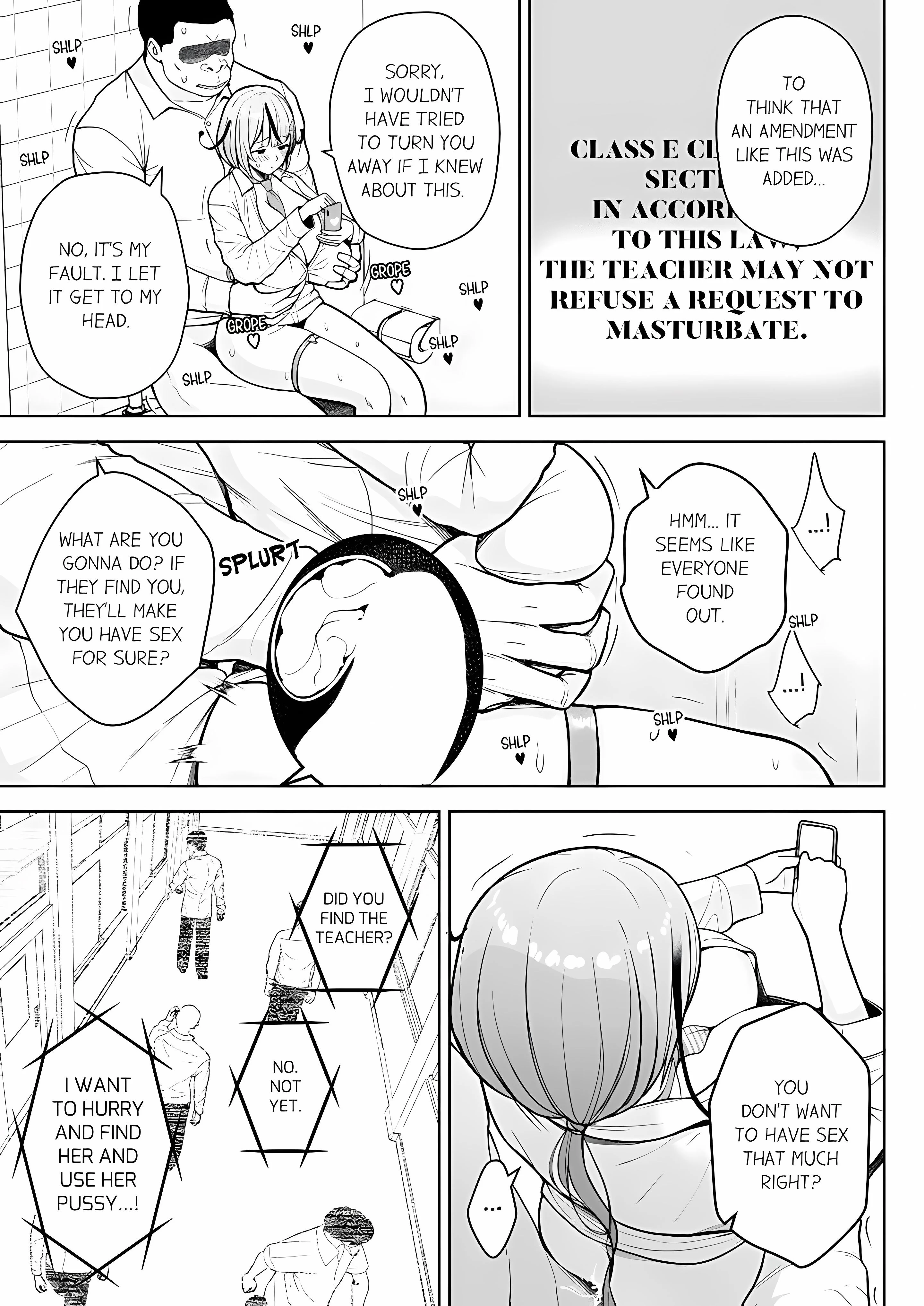 First Year Squid Class’s Nymphomaniac Teacher chapter 15 page 7