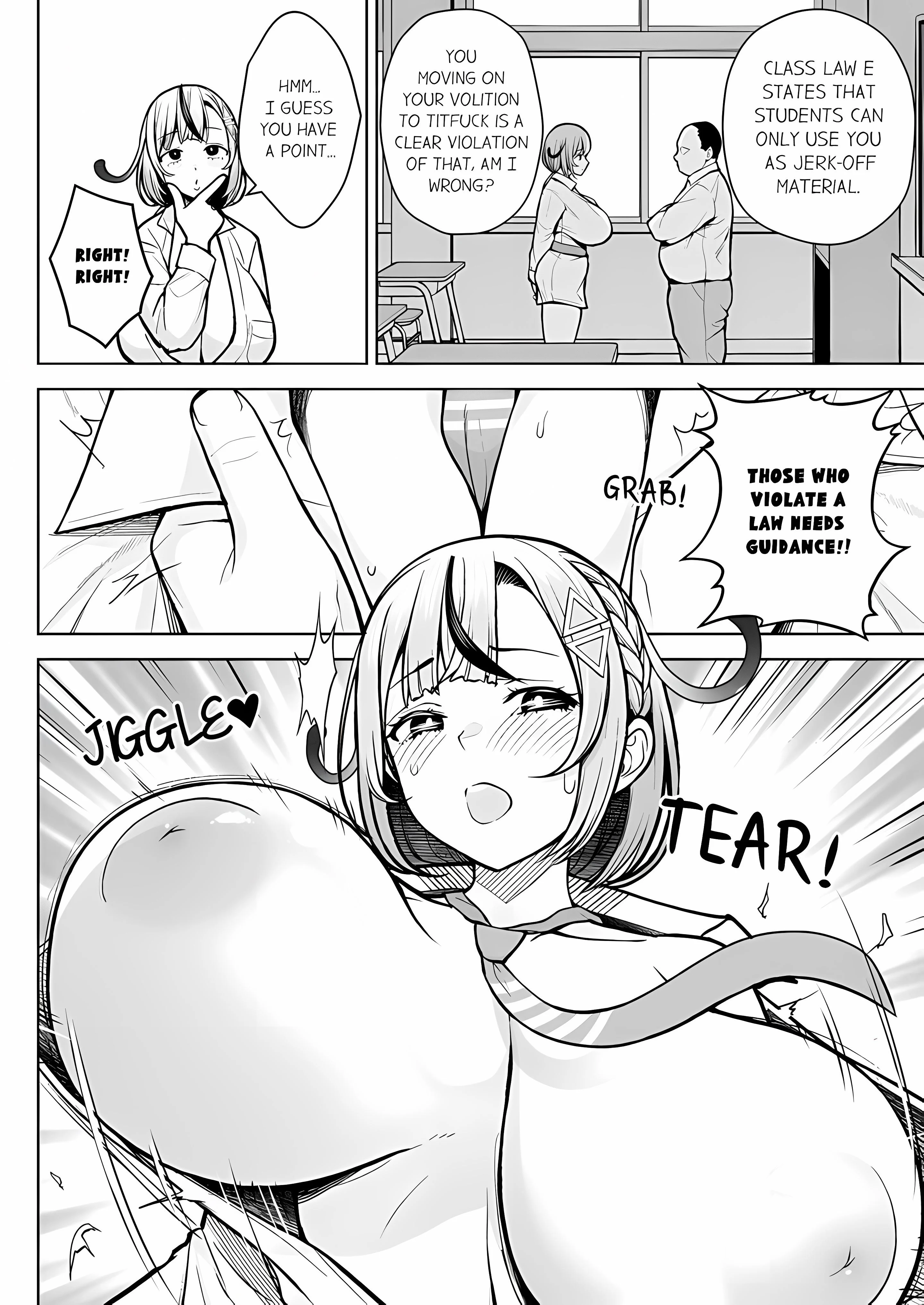 First Year Squid Class’s Nymphomaniac Teacher chapter 3 page 6