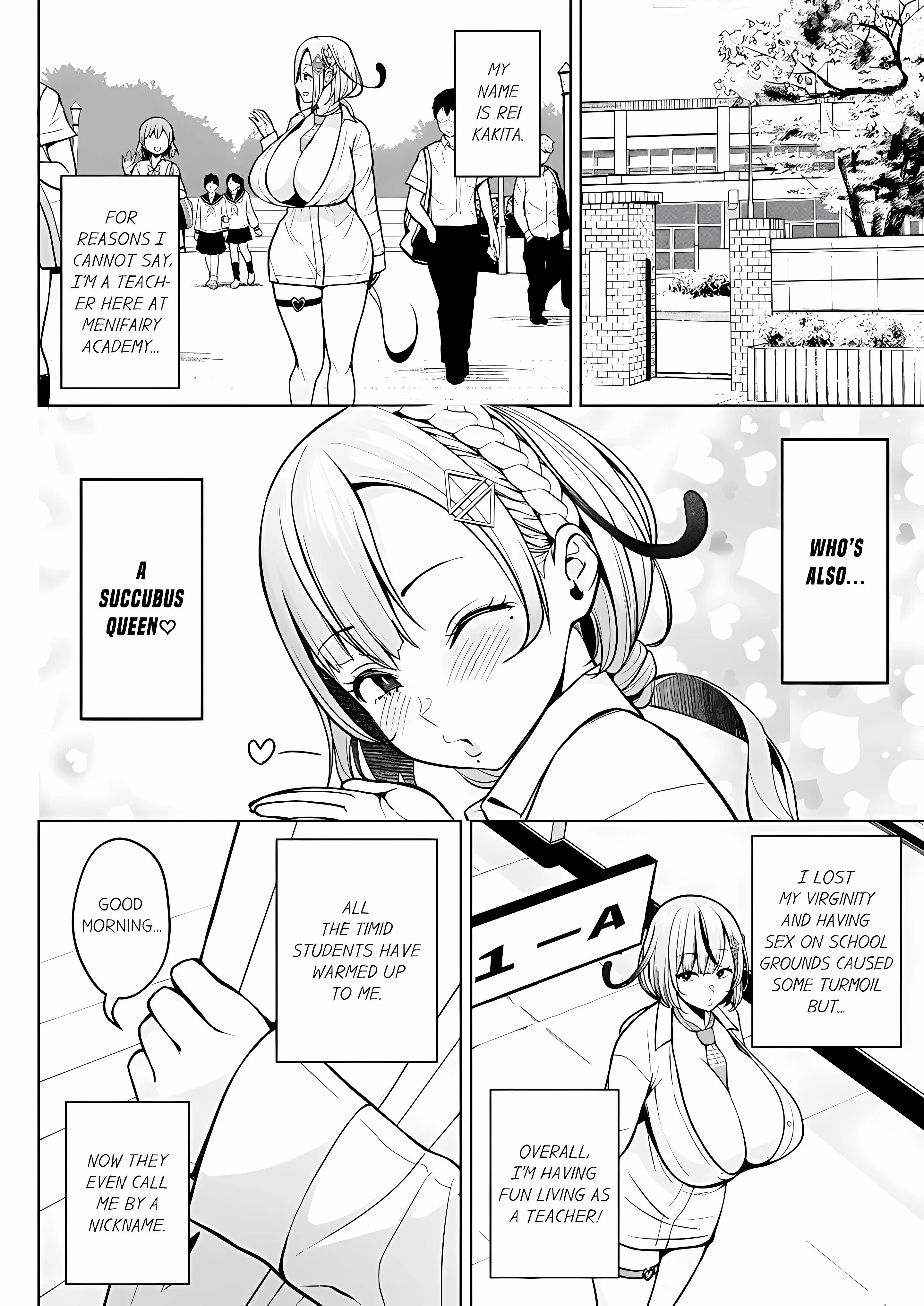 First Year Squid Class’s Nymphomaniac Teacher chapter 6 page 6