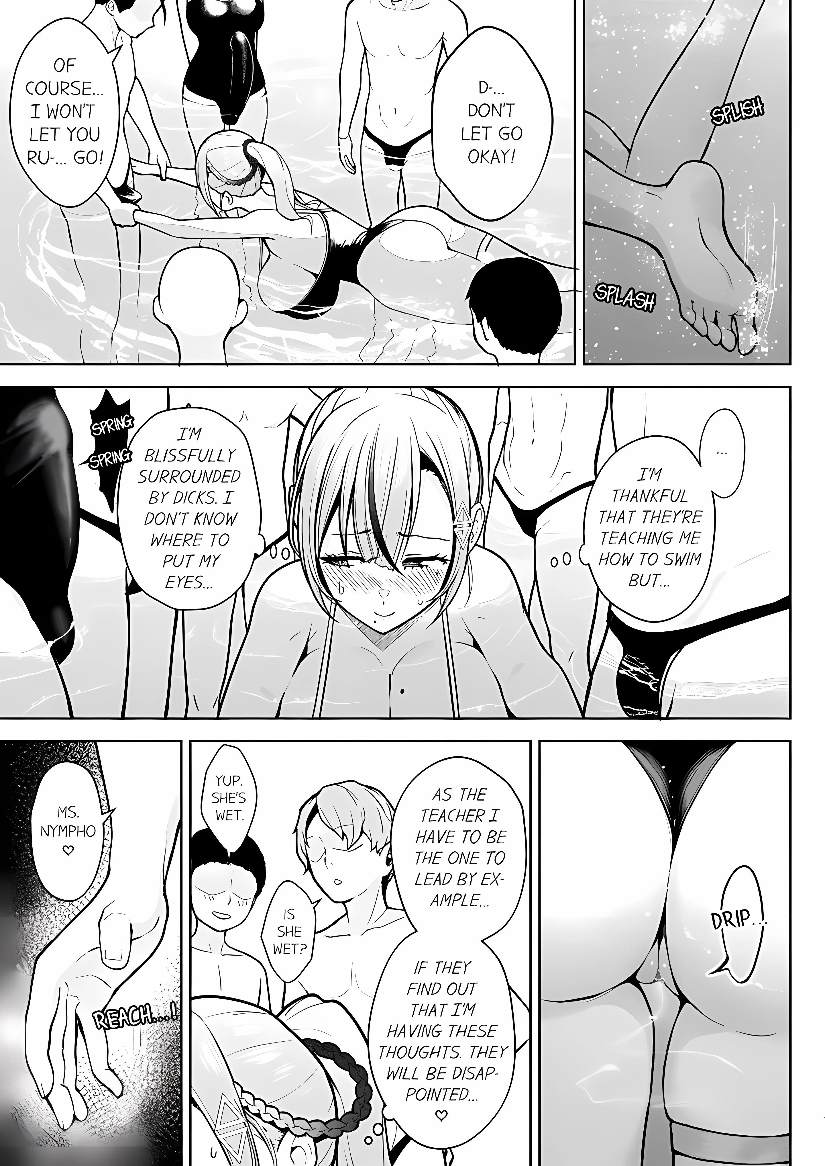 First Year Squid Class’s Nymphomaniac Teacher chapter 9 page 1