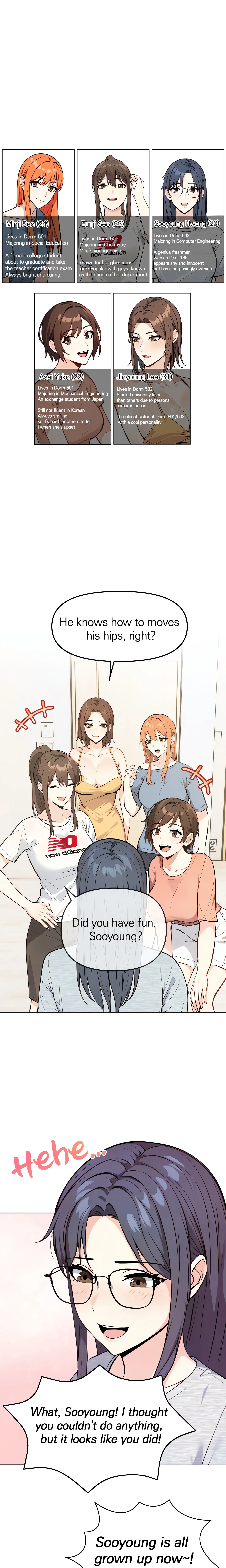 Five Girls, One Dorm chapter 5 page 1