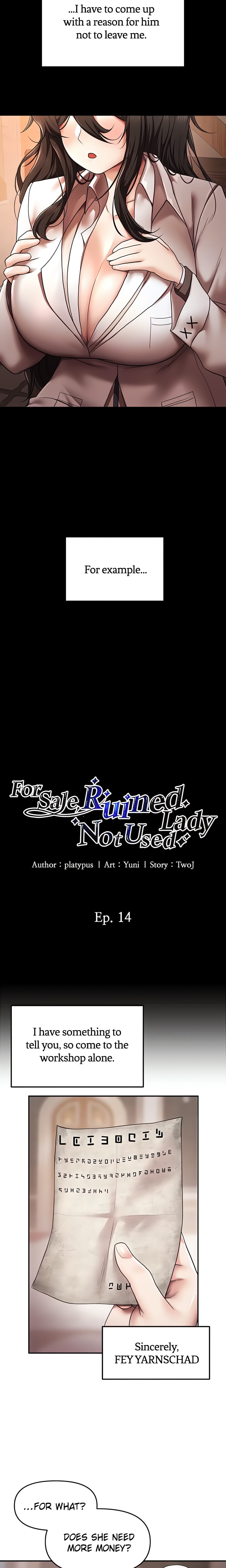 For Sale. Ruined Lady. Not Used. (Official) chapter 14 page 4