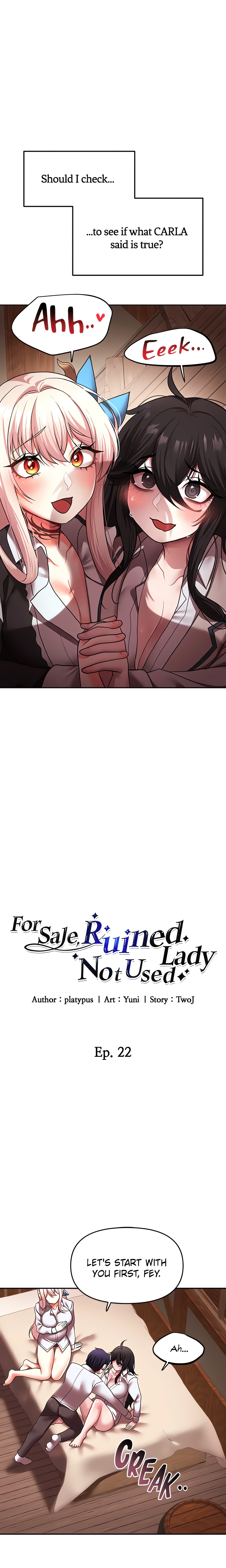 For Sale. Ruined Lady. Not Used. (Official) chapter 22 page 1