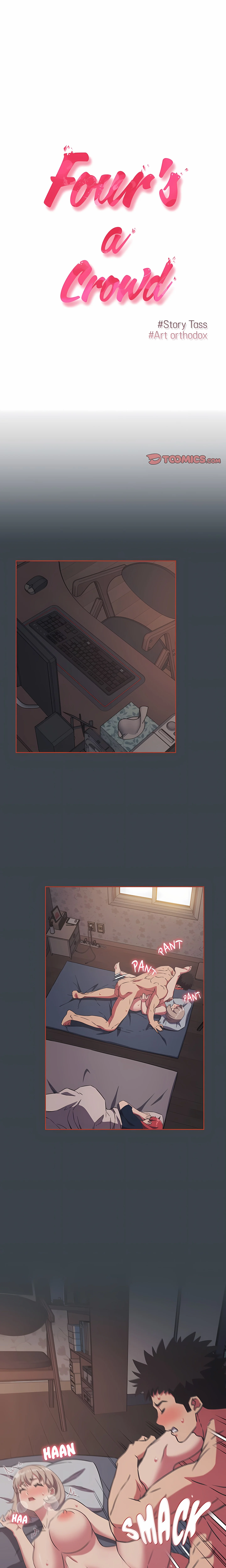 [MOTION] Four's a Crowd (Uncensored) chapter 8 page 1