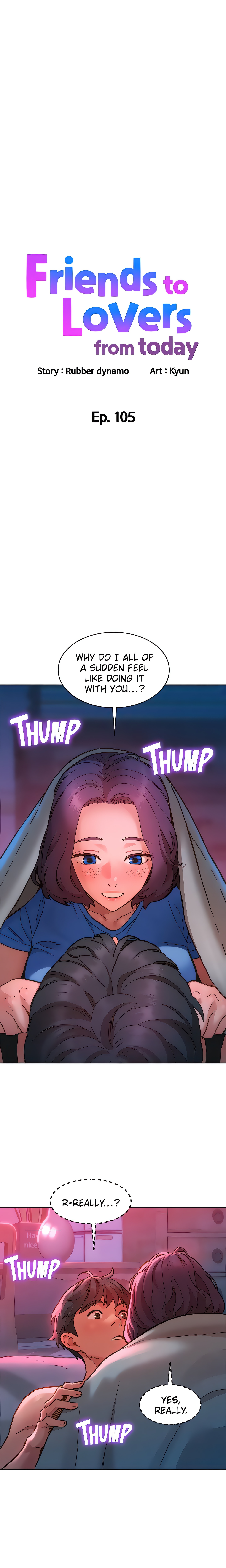 Friends to Lovers from Today (Official) chapter 105 page 1