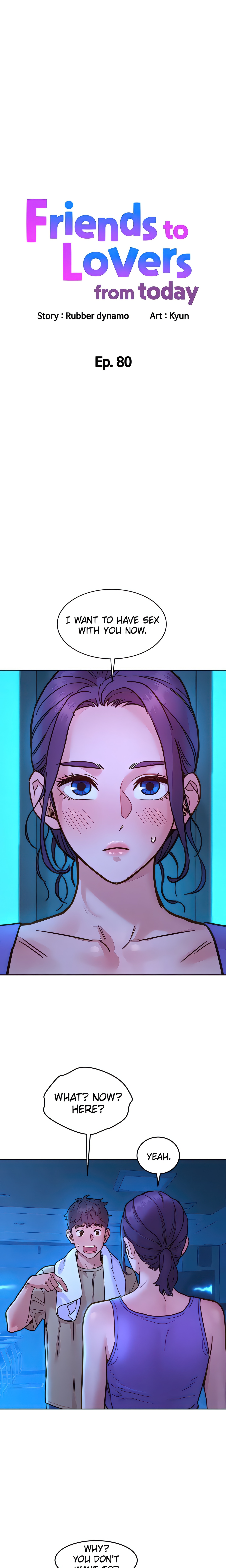 Friends to Lovers from Today (Official) chapter 80 page 1
