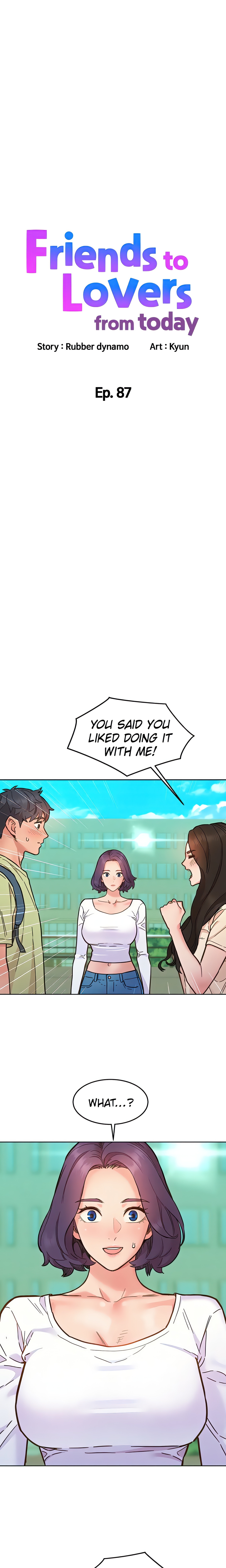 Friends to Lovers from Today (Official) chapter 87 page 1