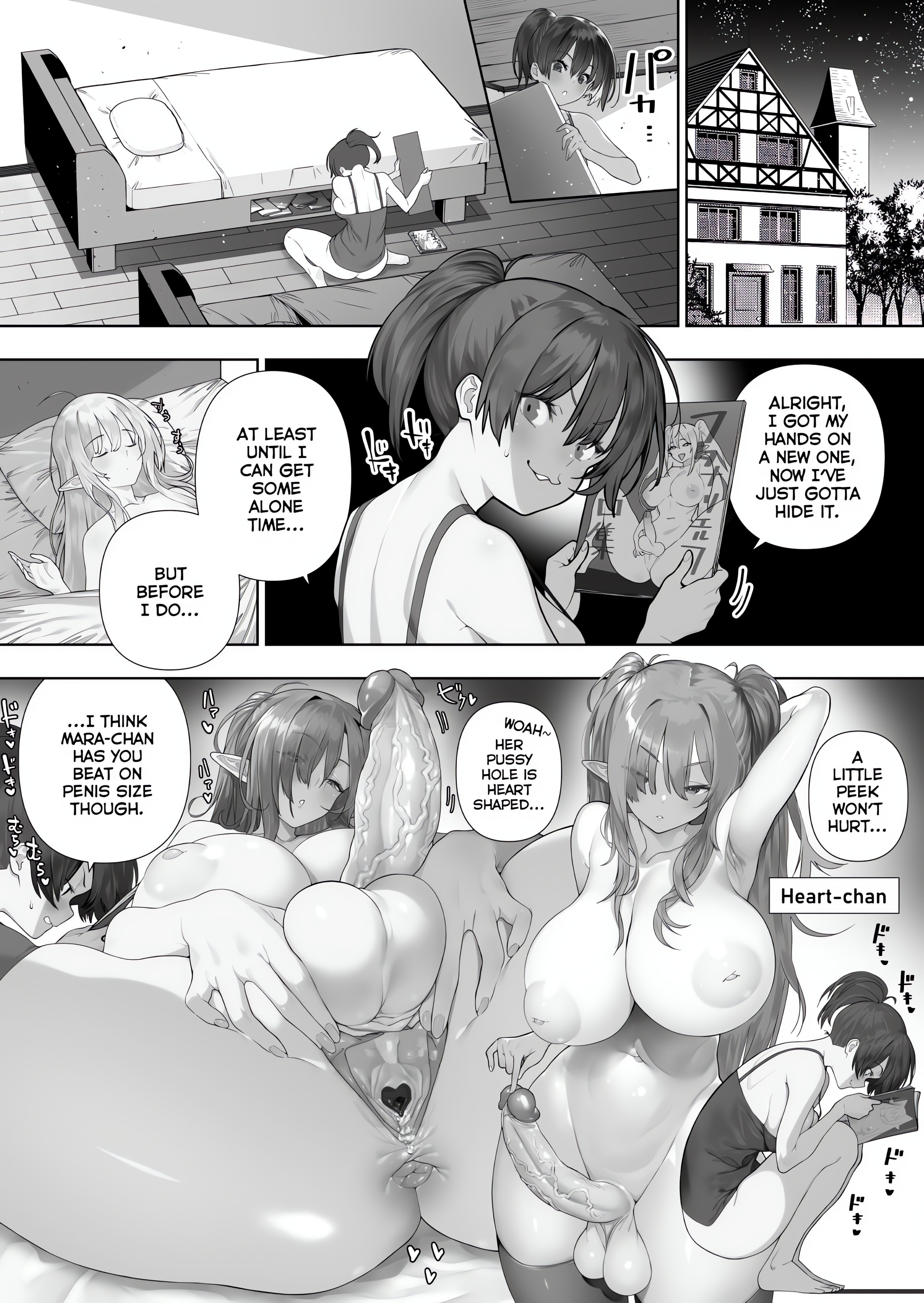 Futanari no Elf (Uncensored) chapter 33 page 1