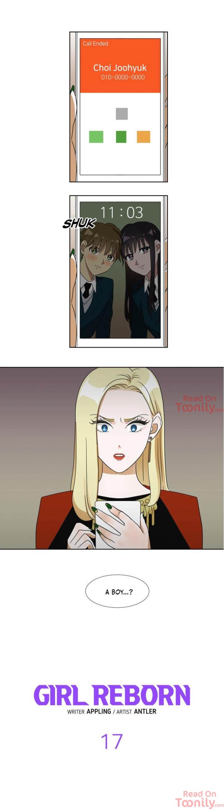 Girl Reborn chapter 17 page 1