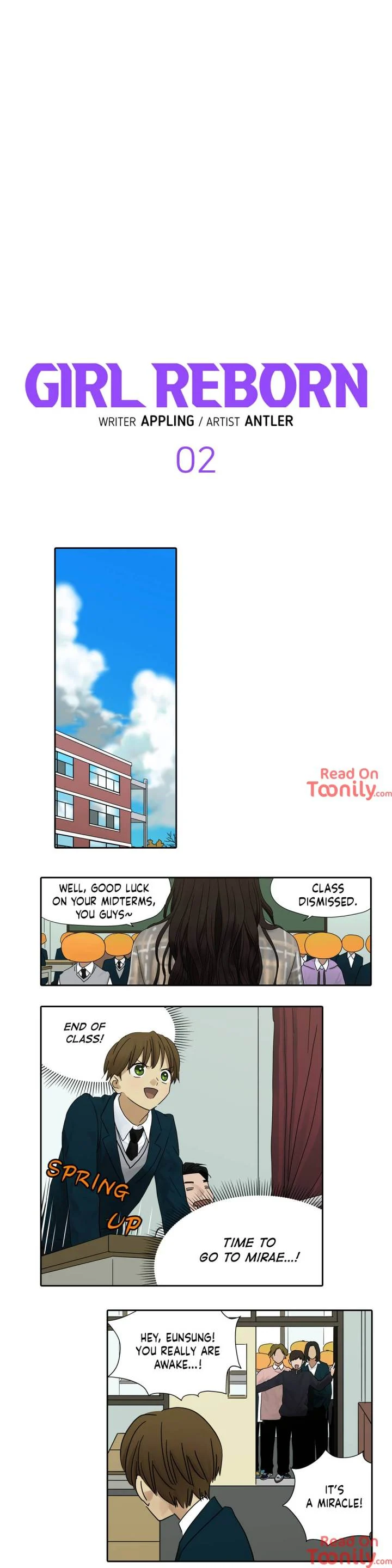 Girl Reborn chapter 2 page 1