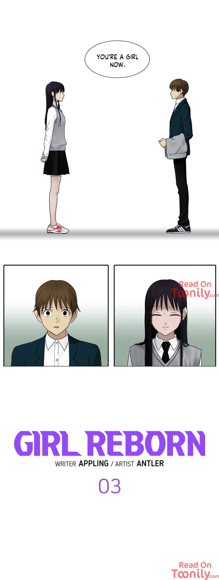 Girl Reborn chapter 3 page 1