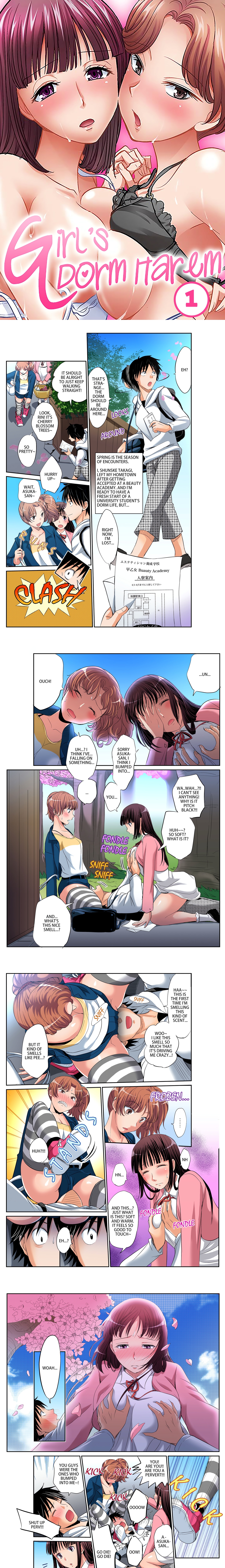 Girl’s Dorm Harem (Uncensored) chapter 1 page 1
