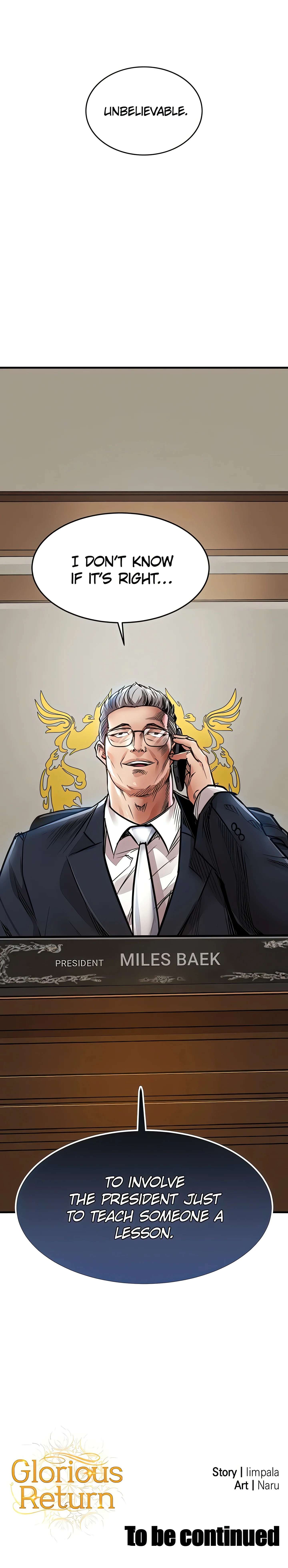 Glorious Return (Official) chapter 33 page 28