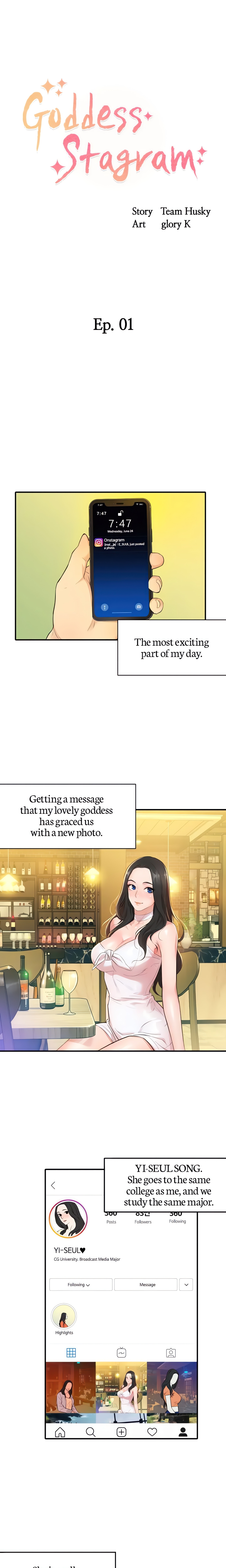 Goddess Stagram (Official) chapter 1 page 1
