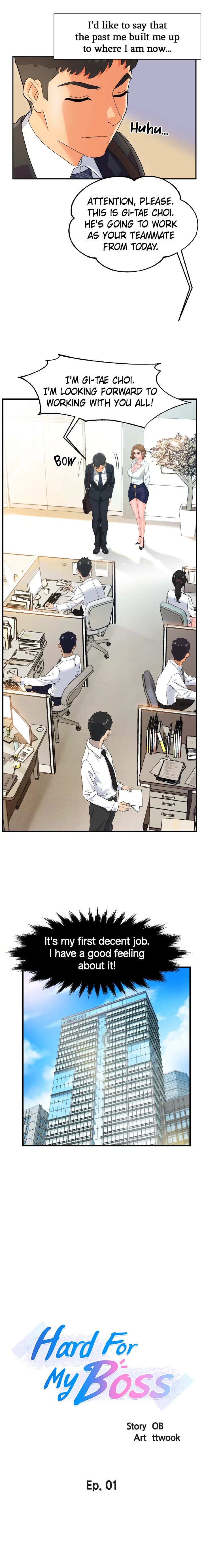 Hard for My Boss (Official) chapter 1 page 6