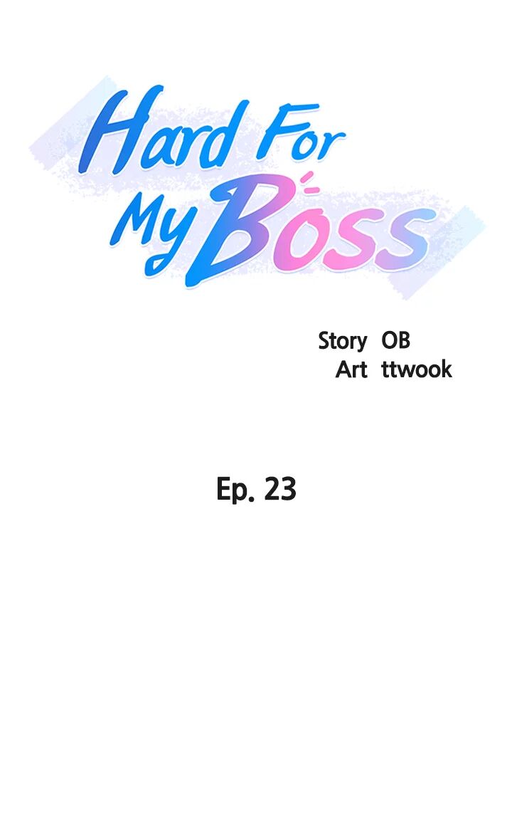 Hard for My Boss (Official) chapter 23 page 4