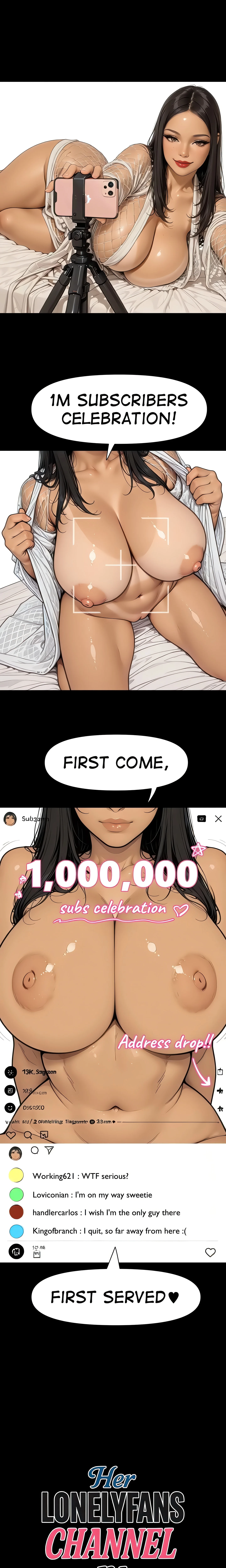 Her LONELYFANS CHANNEL (Uncensored) chapter 5 page 1