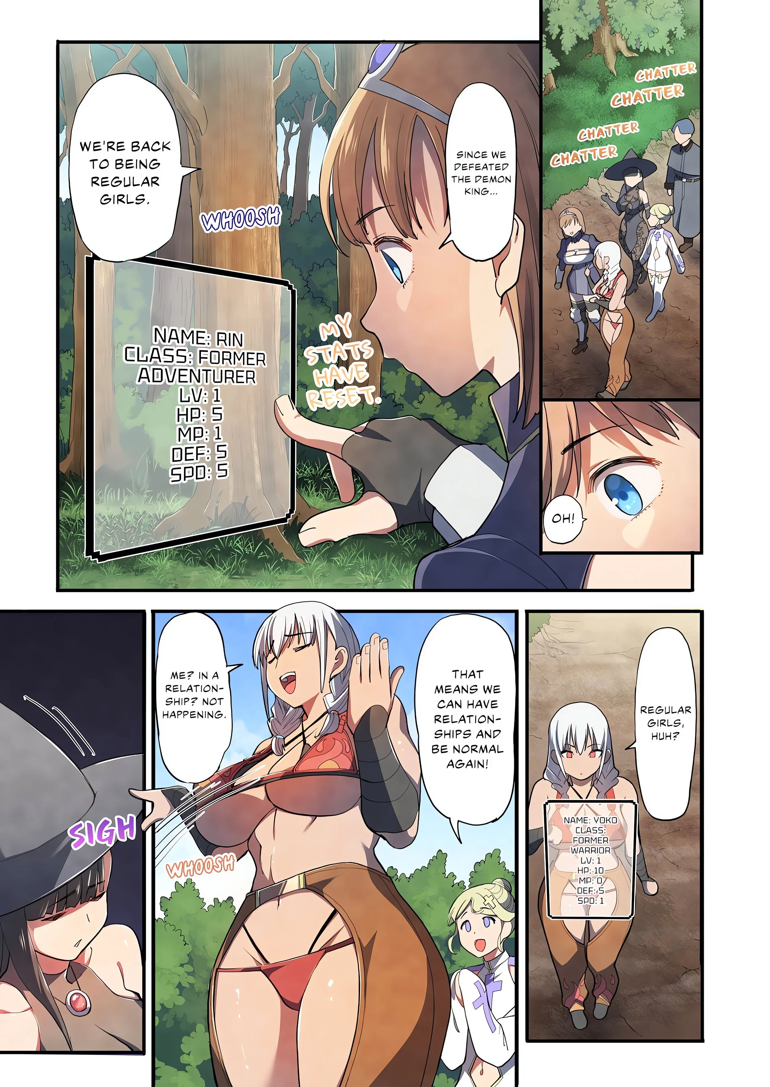 Heroes in Peril: A World Without a Demon King Is an Orgasmic Hell! (Uncensored) chapter 1 page 3