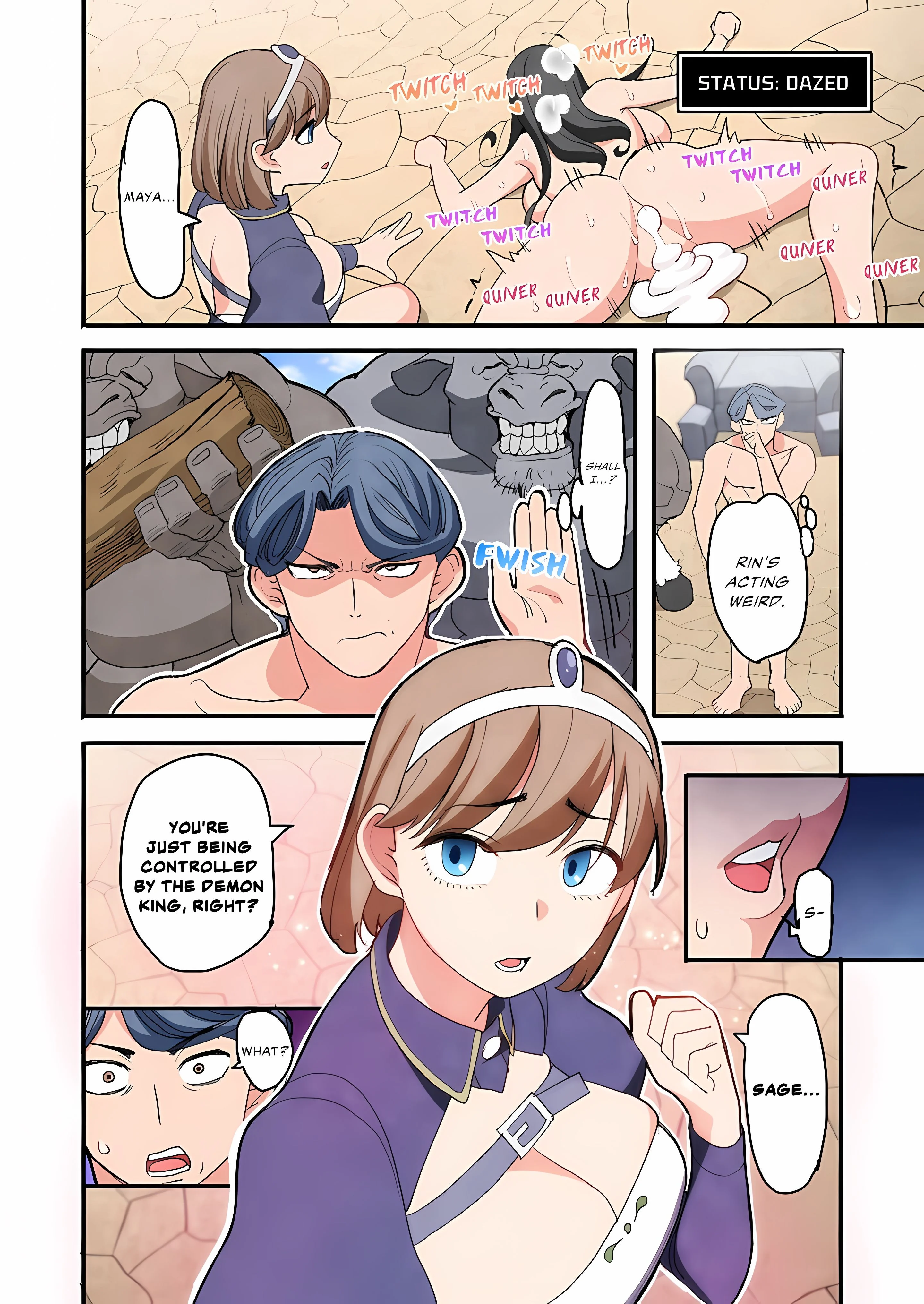 Heroes in Peril: A World Without a Demon King Is an Orgasmic Hell! (Uncensored) chapter 10 page 6