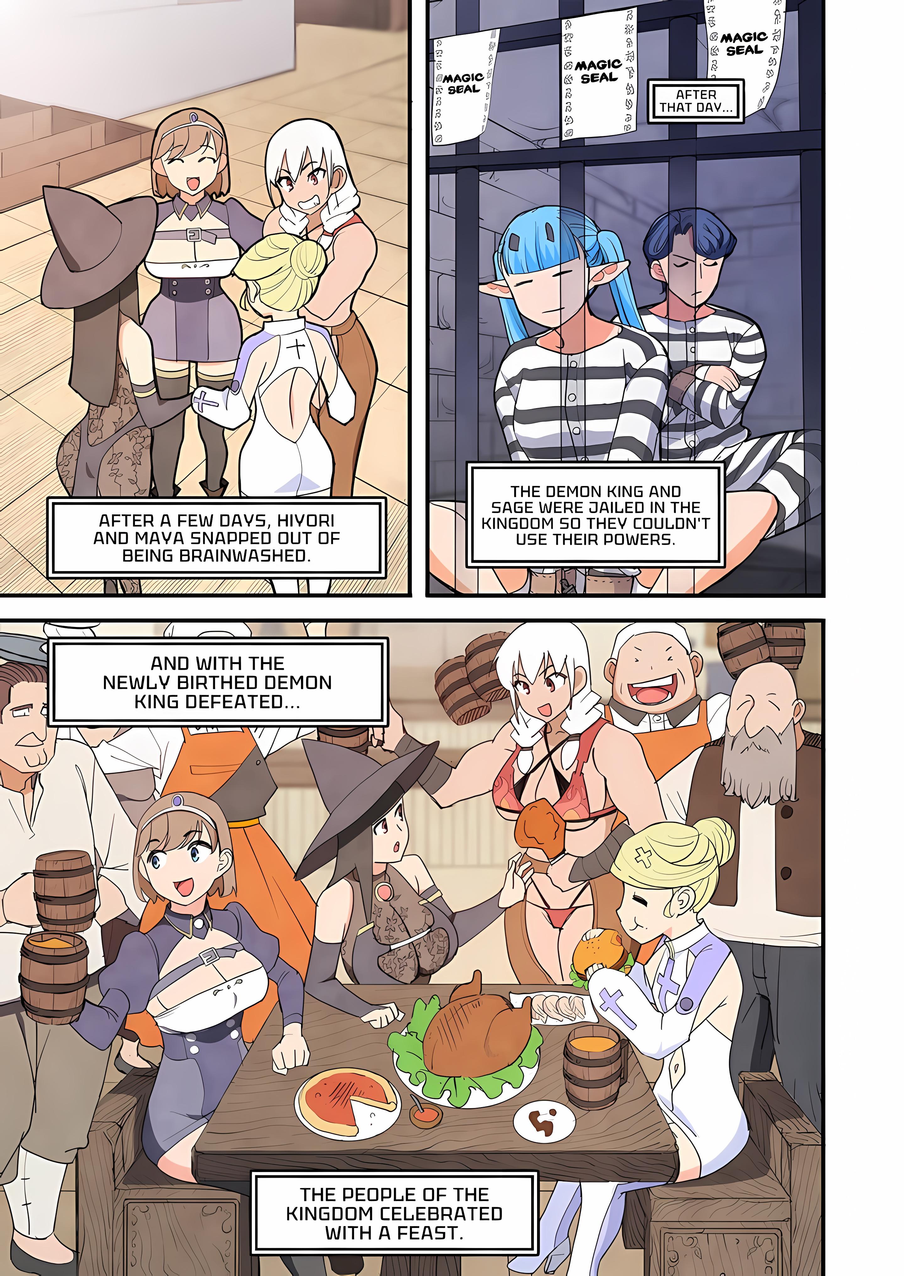 Heroes in Peril: A World Without a Demon King Is an Orgasmic Hell! (Uncensored) chapter 10 page 23
