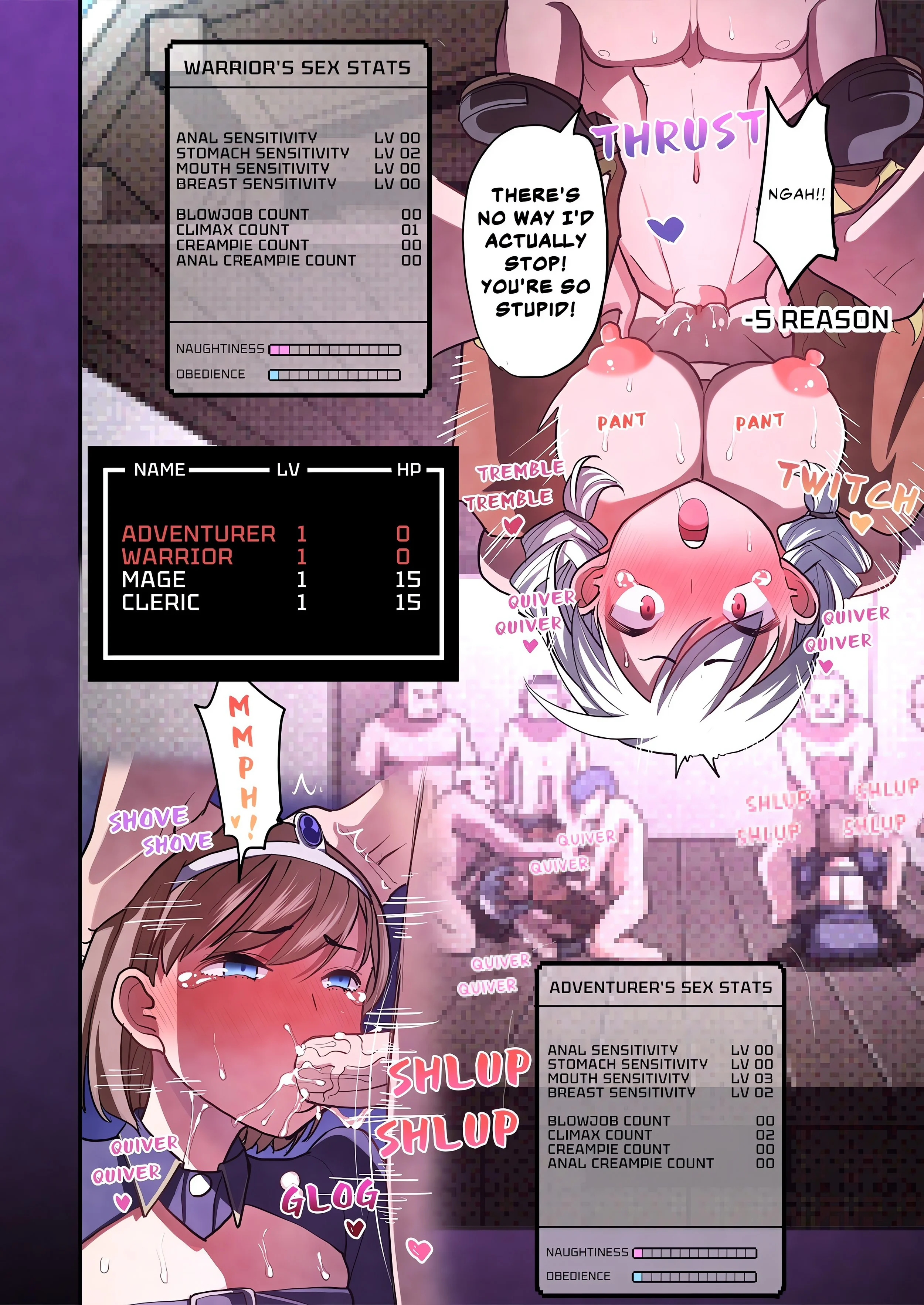 Heroes in Peril: A World Without a Demon King Is an Orgasmic Hell! (Uncensored) chapter 6 page 2