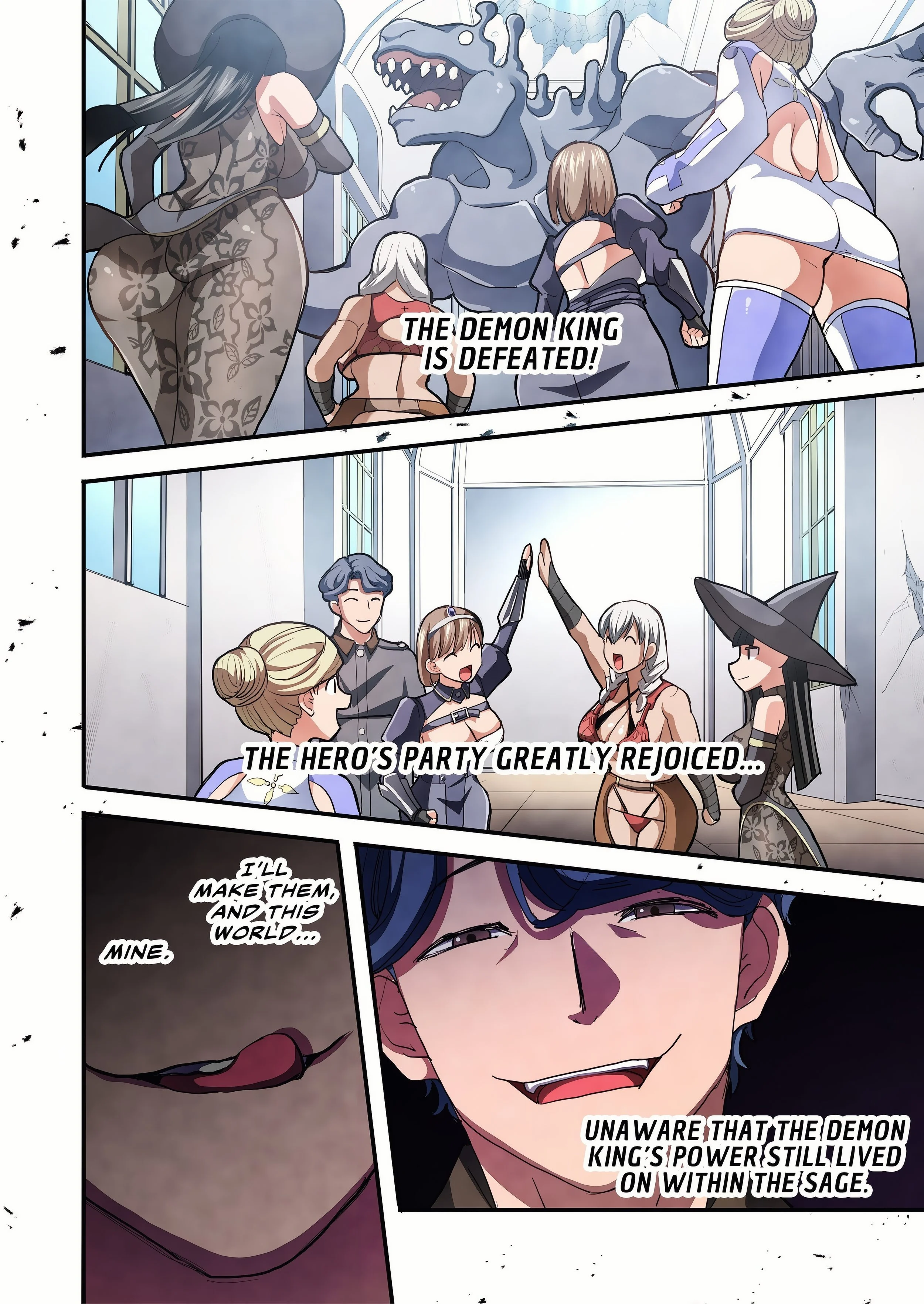 Heroes in Peril: A World Without a Demon King Is an Orgasmic Hell! (Uncensored) chapter 8 page 24