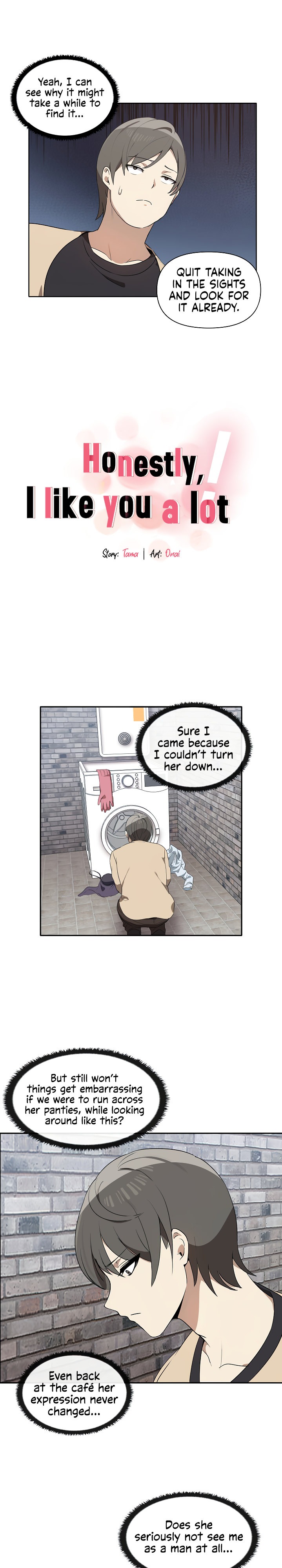 Honestly, I like you a lot! chapter 3 page 3