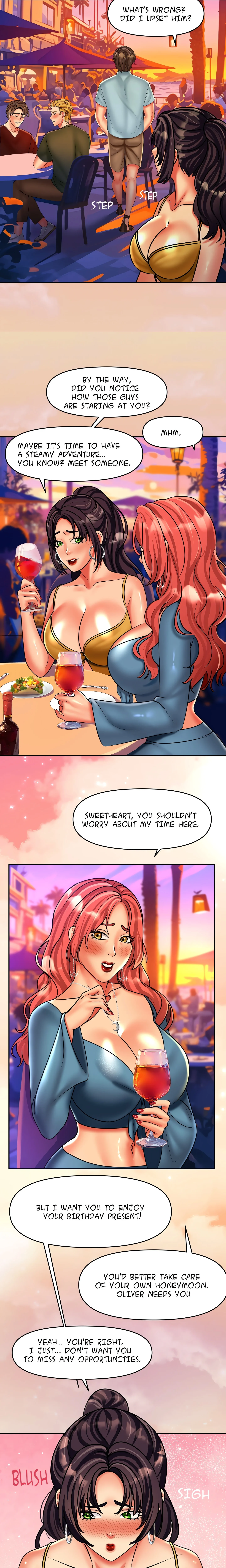 Honeymoon with my mother-in-law (Uncensored) chapter 5 page 15